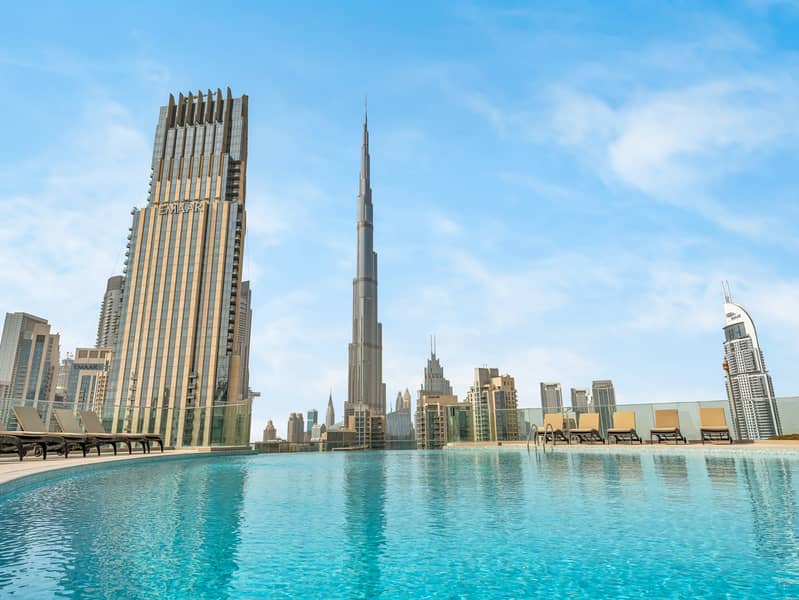 Burj Khalifa View | Modern 1BR in Downtown | Prime Location - Image 25