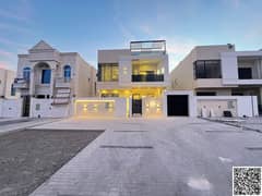 فرصه ذهبية لامتلاك فيلا طابقين وروف بتصميم اوروبى تشطيب VIP بسعر مغرى موقع مميز قريب جميع الخدمات وشارع الشيخ محمد بن زايد تملك حر