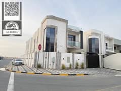 فيلا للإيجار في الزاهية – أول ساكن | 5 غرف ماستر + مجلس + صالة + مطبخ + خادمة | 100,000 درهم