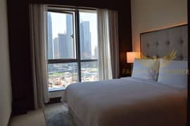 شقة فندقية فاخرة مفروشة بالكامل بإطلالات خلابة على وسط المدينة