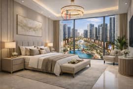 Full Lagoon View | 2 Master Bedrooms + Maid Room | 30% Cash Discount – Rare Deal in Ajman