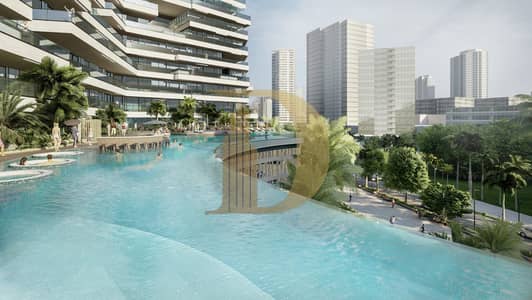1 Bedroom Flat for Sale in Arjan, Dubai - 13_Podium-Pool-Closeup-scaled-1. jpg