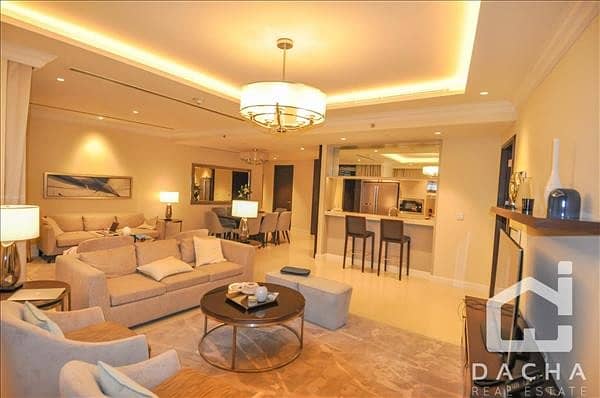 Spacious // 3BR Furnished // Burj View