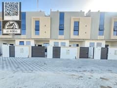 Villa for rent in Al Helio – Townhouse, first occupancy | 4 master bedrooms + Majlis + Living room + Maid's room + Yard | AED 95,000