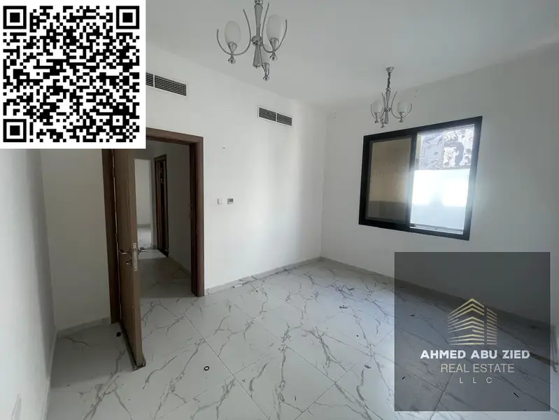 One-bedroom apartment for annual rent in Al Alia area, Ajman. High-end finishing and excellent cleanliness. Balcony, 2 bathrooms, prime location close - More