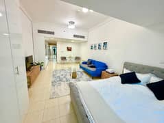 Studio with Balcony| Lake View | Furnished Upgraded