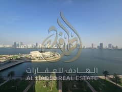 للبيع غرفتين وصالة مع غرفة خادمة في المجاز 3 – إطلالة أمامية على البحر – باركن وجيم ومسبح مجاني – 880,000 درهم