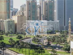 شقة غرفتين نوم في المجاز 2، مباشرة إلى طريق الملك فيصل