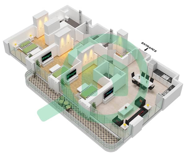 Type A1 Unit 06 Floor 1
