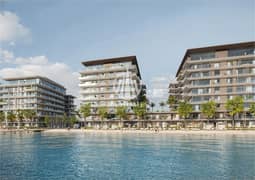 شقة واسعة في الواجهة المائية | اطلالة البحر | تشطيبات فاخرة | بدفعة اولى 10% |