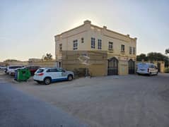 للبيع فلتين طابقين في الشارقه / الغافيه موقع ممتاز زاويه علي شارعين شارع قار وشارع ترابي قريب من الشارع العام