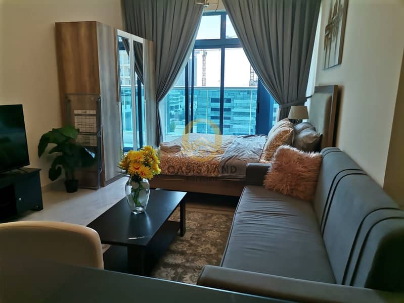 Spacious Fully Furnished Studio for Rent in Jumeirah Village Circle | Bright Layout | Modern Finishing | Pool & Gym | Ready to Move In