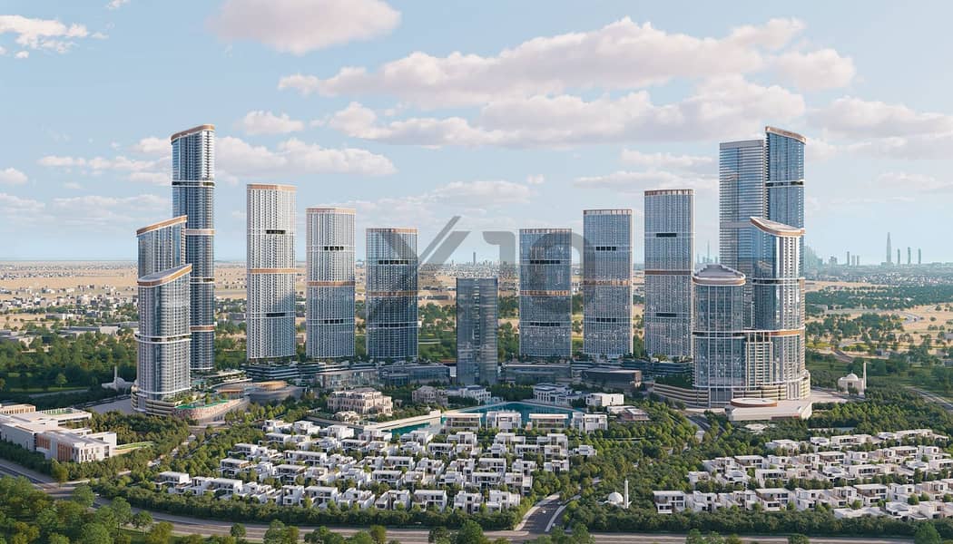 Unique 1BR+Private Yard | Villa Feel in the Sky | Premium Sobha Quality - Image 1