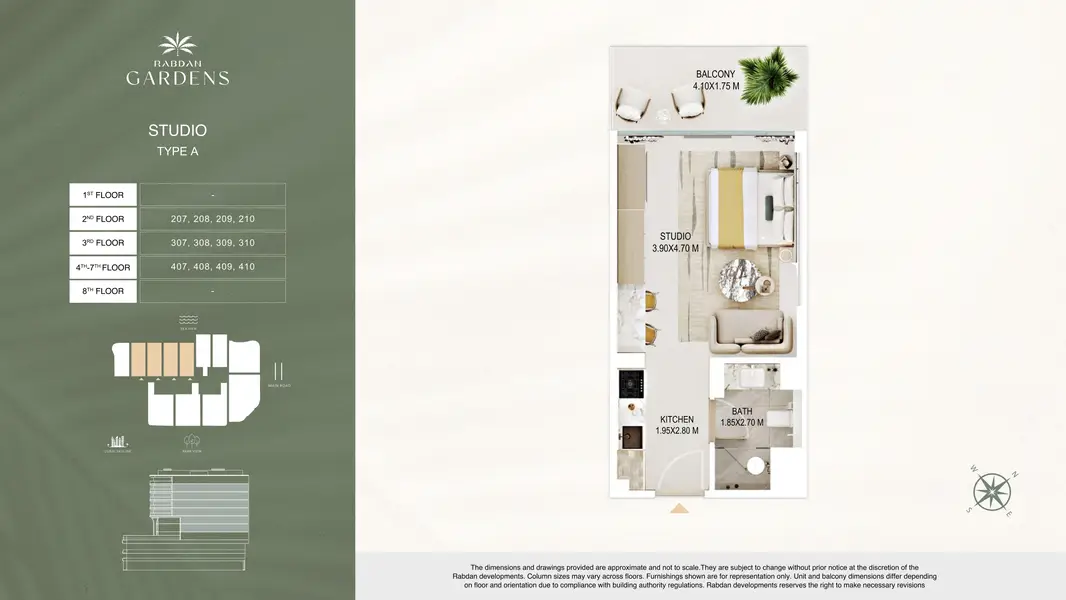 0 BR floor plan