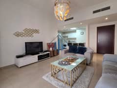 شقة مفروشة من غرفتين بإطلالة بحرية خلابة في الحمرا