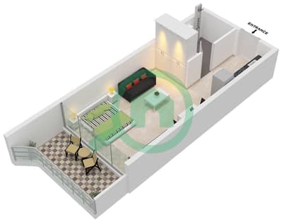 Coventry Gardens 2 - Studio Apartment Unit 2 FLOOR 2-10 Floor plan Coventry Gardens 2 - Studio Apartment Unit 2 FLOOR 2-10 Floor plan