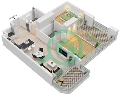 Coventry Gardens 2 - 2 Bedroom Apartment Unit 3 FLOOR 1 Floor plan Coventry Gardens 2 - 2 Bedroom Apartment Unit 3 FLOOR 1 Floor plan
