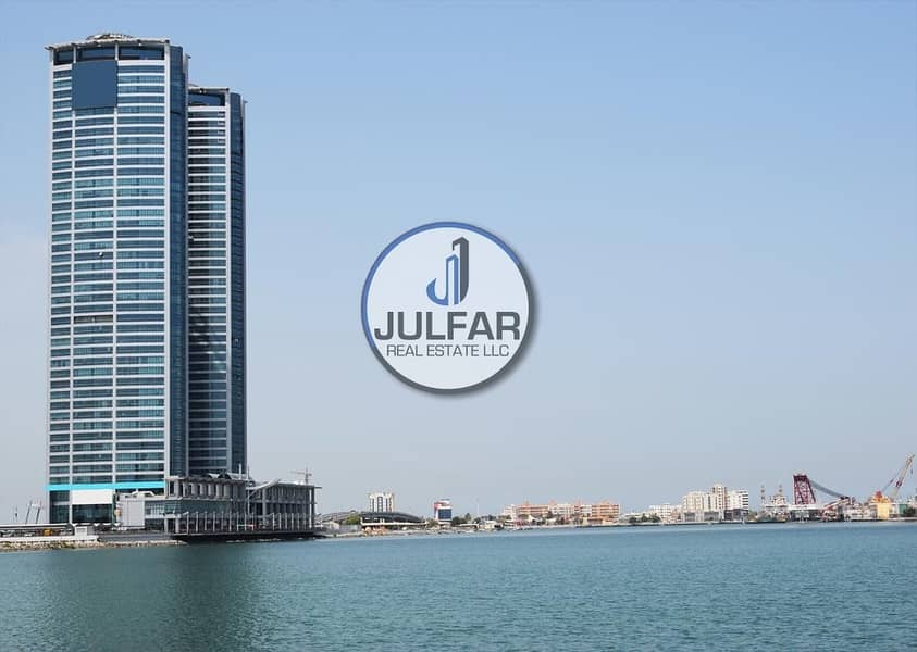 Partial Sea View Office FOR RENT in Julphar Tower. Partial Sea View Office FOR RENT in Julphar Tower.