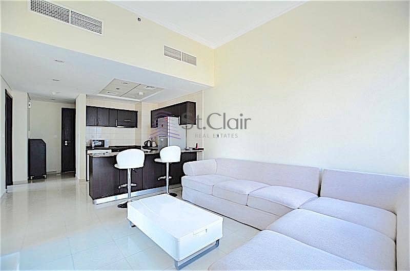 1 Fully Furnished 1 Bed with Balcony | Marina View