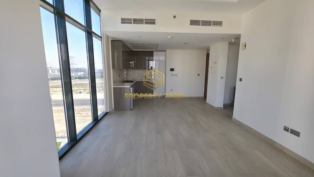 1BR Apartment | Azizi Riviera | Balcony | Community & Pool View