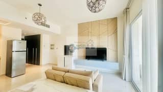 استوديو مفروش | شرفة | مناظر وسط المدينة والفناء