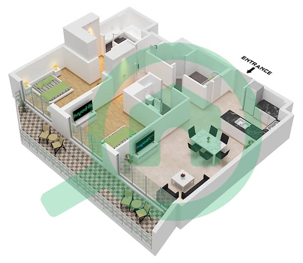 Type B (B.1,B.4) Unit 13 Floor 2-7
Unit 9M Floor 1 Type B (B.1,B.4) Unit 13 Floor 2-7
Unit 9M Floor 1