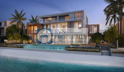7 Bedroom Villa for Sale in Palm Jebel Ali, Dubai - 678ac172f64486e52c4fb65b_02-SV-E Rendering - Exterior Beach-side-2. jpg