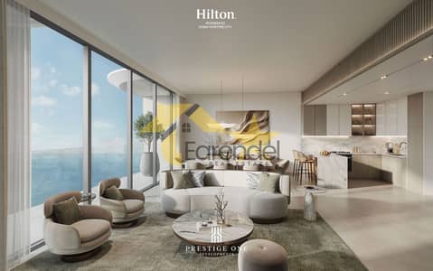 شقة 1 غرفة نوم للبيع في مدينة دبي الملاحية، دبي - 2BED_Living-Dining-Kitchen-Hilton-Residences-DMC-2 (1). jpg شقة 1 غرفة نوم للبيع في مدينة دبي الملاحية، دبي - 2BED_Living-Dining-Kitchen-Hilton-Residences-DMC-2 (1). jpg