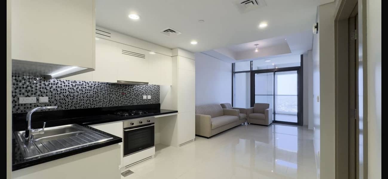 2BR Apartment | Aykon City Tower C Arabian Sea, The Iconic Burj Al Arab, and The bustling Sheikh Zayed RoadViews | Balcony Access