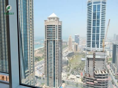 فلیٹ 1 غرفة نوم للايجار في دبي مارينا، دبي - Spacious Unfurnished 1BR with Lake View Vacant فلیٹ 1 غرفة نوم للايجار في دبي مارينا، دبي - Spacious Unfurnished 1BR with Lake View Vacant