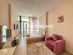 Furnished studio in best price I Multiple cheque options I Prime location