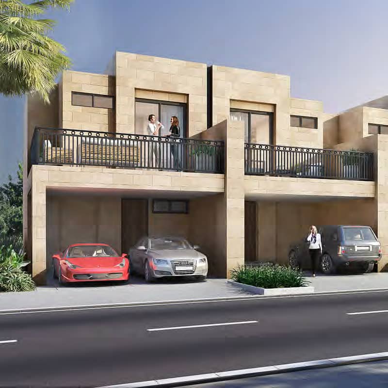 Spacious Villa House in 3- Bedroom and 4-Bath with Stunning View and only 14% Down Payment By Damac Property