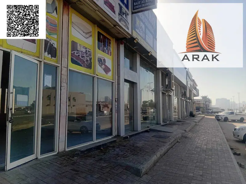 Annual Rent – Ajman Industrial 1 Commercial shop available for annual rent in a prime and active industrial area, - More
