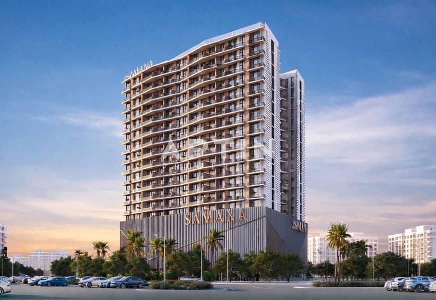 1BR Apartment | Greenfield by Samana | Pool & Courtyard View