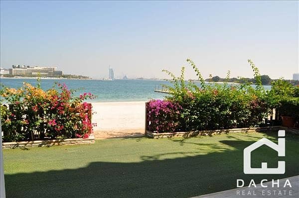 Best View Villa- Full Burj Al Arab-Beachfront- Palm