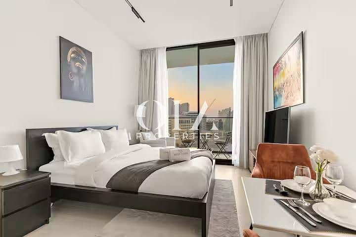 Furnished Studio | Binghatti Azure | Best Price | vacant