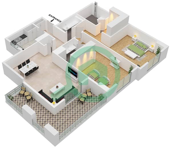 Type A Unit 1 Floor 1-10 Type A Unit 1 Floor 1-10