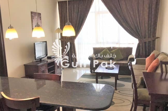شقة فندقية في شارع المطار 1 غرف 84000 درهم - 4395844