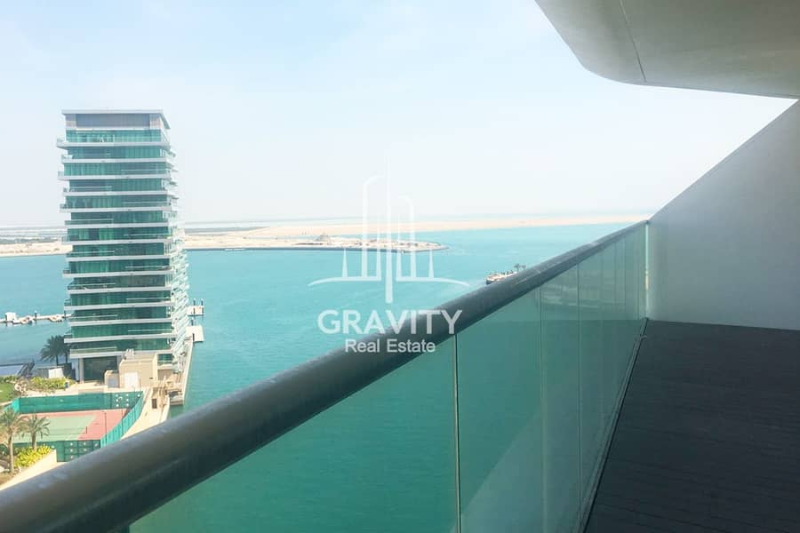 Luxurious 3BR Apartment in Al Hadeel w/ panoramic sea view