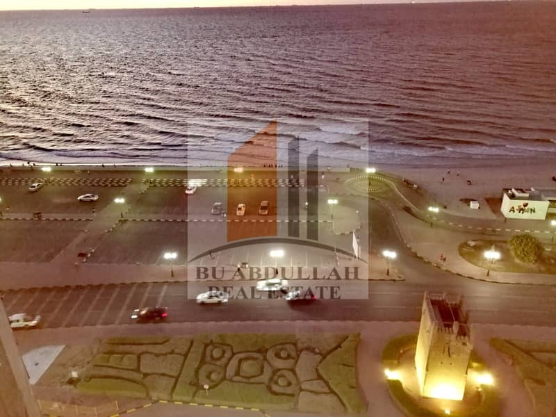 Affordable SEA VIEW 2BHK Apartment available for Rent in Corniche Tower