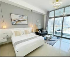 شقة استوديو | برج DEC 2 | إطلالة على المارينا والمدينة