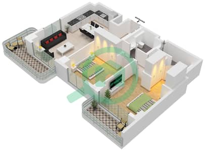 Pier Point 1 - 2 Bedroom Apartment Type/unit A2/UNIT 4,7 FLOOR PODIUM Floor plan Pier Point 1 - 2 Bedroom Apartment Type/unit A2/UNIT 4,7 FLOOR PODIUM Floor plan