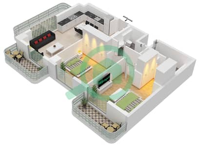 Pier Point 1 - 2 Bedroom Apartment Type/unit C3 / UNIT 11 FLOOR 1 Floor plan Pier Point 1 - 2 Bedroom Apartment Type/unit C3 / UNIT 11 FLOOR 1 Floor plan