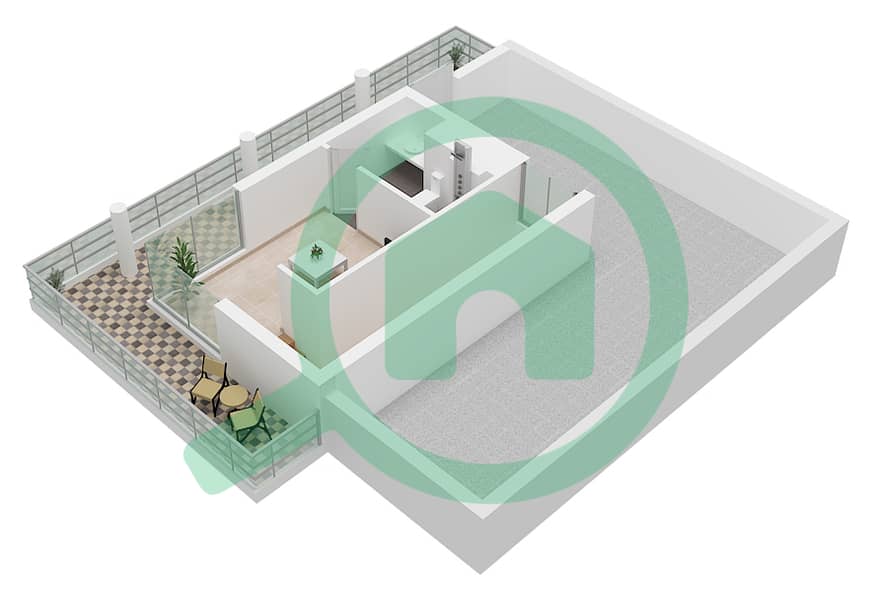 Type Magnolia B Second Floor Rivera - 4 Slaapkamers Villa Type MAGNOLIA-B Plattegrond Type Magnolia B Second Floor interactive3D