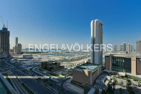 3 Bedroom Flat for Rent in Dubai Marina, Dubai - High Floor I Unfurnished I Sea View I Vacant