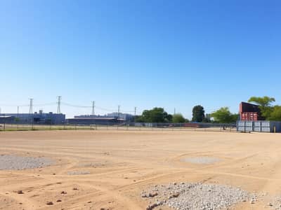 Industrial Land in Vendita a Al Jurf, Ajman - A_large_vacant_industrial_plot_in_an_urban_area_featuring_open_land_ready_for_development. _The_scene_includes_an_expansive_flat_area_of_dirt_and_gravel_with_no_fencing_or_barriers. _In_the_background_there_are_industr. jpeg Industrial Land in Vendita a Al Jurf, Ajman - A_large_vacant_industrial_plot_in_an_urban_area_featuring_open_land_ready_for_development. _The_scene_includes_an_expansive_flat_area_of_dirt_and_gravel_with_no_fencing_or_barriers. _In_the_background_there_are_industr. jpeg