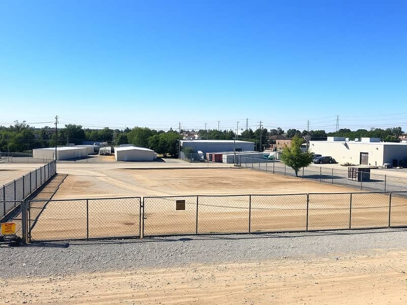 4 A_vacant_industrial_plot_in_an_urban_area_featuring_open_land_ready_for_development. _The_scene_includes_a_flat_expanse_of_dirt_and_gravel_surrounded_by_chain_link_fencing. _Nearby_there_are_scattered_industrial_buildi. jpeg