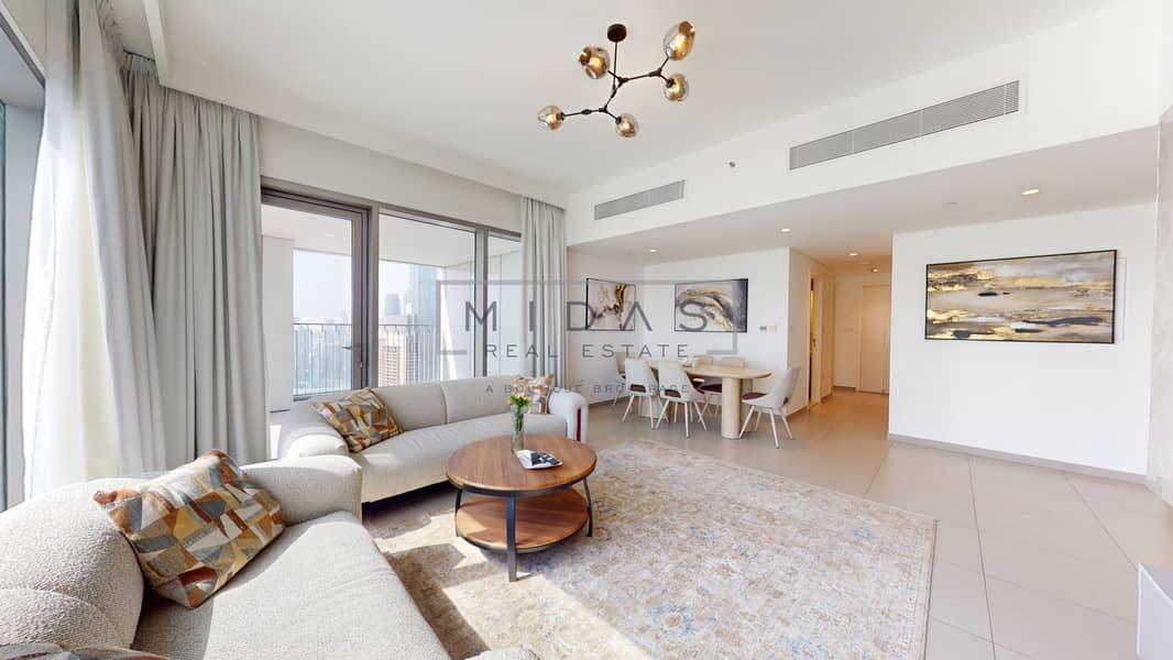 Furnished | High Floor I Burj and Fountain View