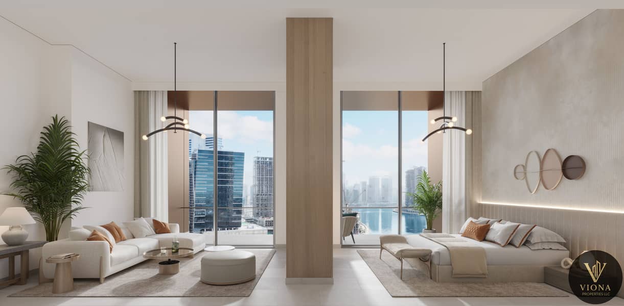 7 One River Point - Penthouse bedroom. jpg