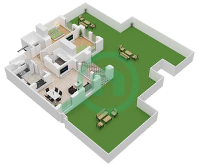 Zanzebeel 3 - Planimetria del piano di 2 Camere Appartamento Unità 5 FLOOR GROUND Zanzebeel 3 - Planimetria del piano di 2 Camere Appartamento Unità 5 FLOOR GROUND